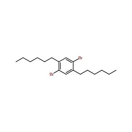 Ak Scientific 1, 4-Dibromo-2, 5-dihexylbenzene (5g), CAS 117635-21-9 2870AA-5g