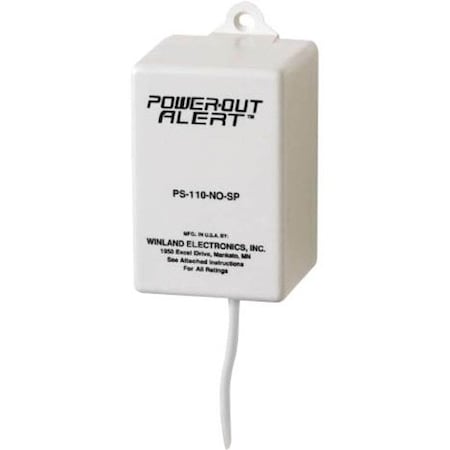 Winland Electronics Power OutAlert, 120VAC, 0.5A, 50/60 Hz PS-110