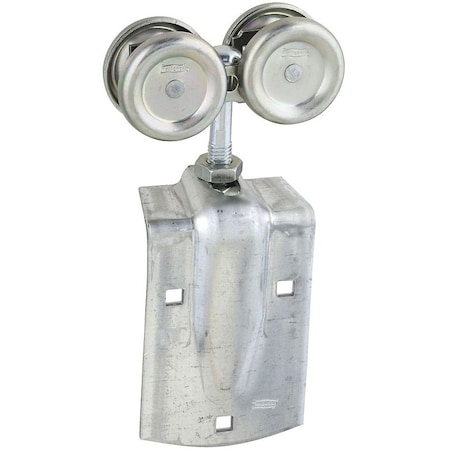 National Hardware Box Rail Hanger, Single, Steel, Zinc, 2PK N112-102