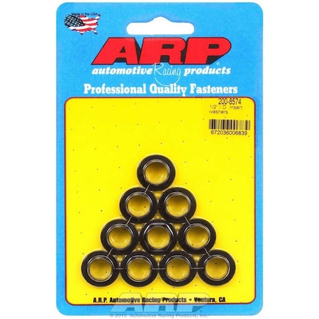 Arp 200-8574 0.5 in. ID Insert Washers, 10PK ARP200-8574