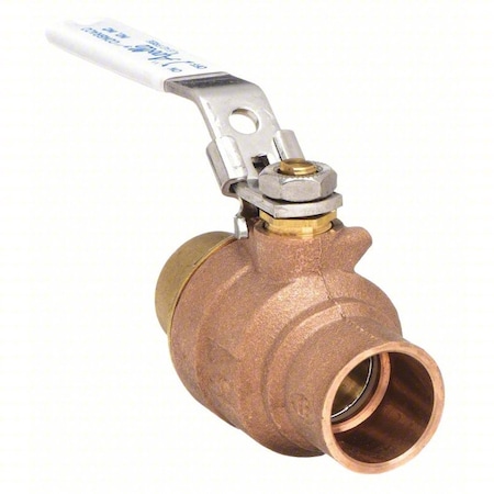 Apollo Valves 1-1/4" Sweat Bronze Ball Valve 2-Way 77CLF20627A