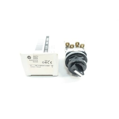Allen Bradley SPRING RETURN SELECTOR SWITCH SER F 800H-HR4B