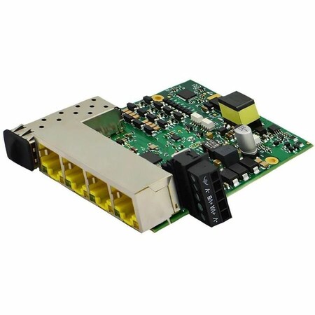 Brainboxes Ltd EMBEDDED 4 PORT POE+ GIGABIT ETHERNET SWITCH + SFP SW-195