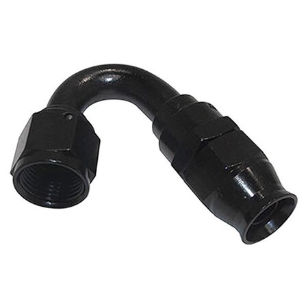 Light House Beauty 681506-BL -6 AN 150 deg PTFE Hose End Fitting - Black LI3088667