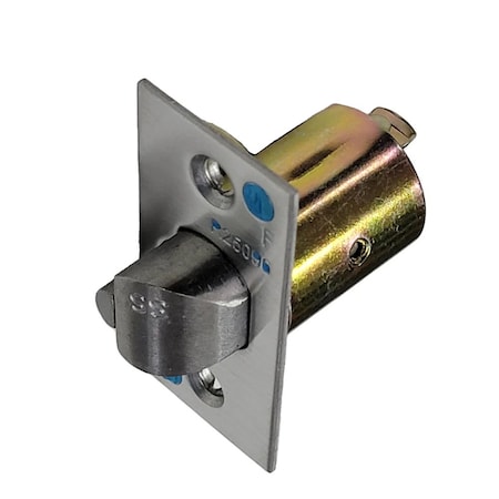 Ecs Hardware Latch For Leverset or Knobset, 60MM / 2-3/8 in BACKSET ECSH-LL-60MM-SS