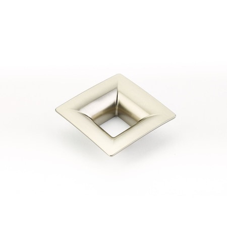 Schaub 32mm Center to Center Flared Square Finestrino Cabinet Pull Satin Nickel Finish 440-15