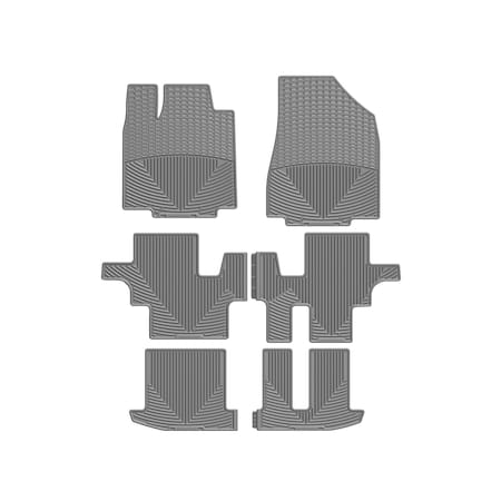 Weathertech Grey, Front, Rear, and Rear All Weather Floor Mats W298GR-W302GR-W304GR