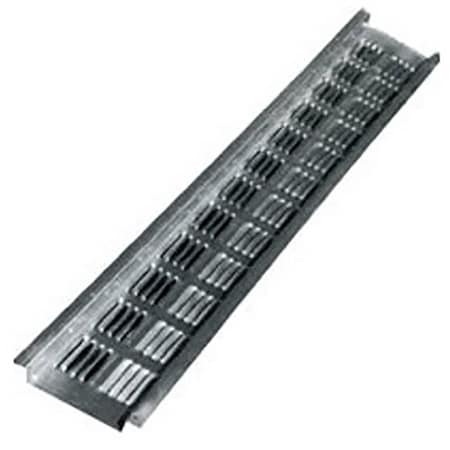 Amerimax Home Products Soffit Vent, 8 ft L, 9 in/linear ft Net Free Ventilating Area, Aluminum, Brown VENT8BR-U