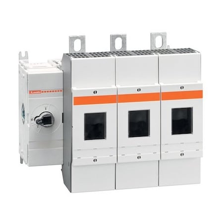 Lovato 3P 400Amp Fusible Disconnect Switch, Class J Fuses GMFJ400C03