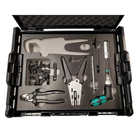 Staubli MC4 Tool Kit for Assembly of PV-KBT4 and PV-KST4 Connectors 32.6128-00000