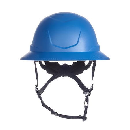 Msa Safety Helmet, Blue, ABS 10250596
