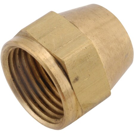 Anderson Metals 1/2'' Brass Flare Short Nut 754014-08