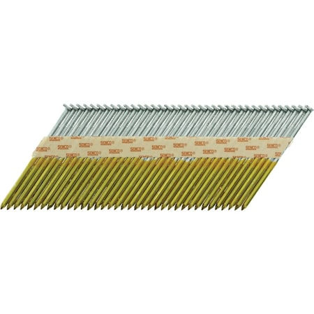 Senco ProHead 30 Degree Paper Tape Hot-Dipped Glvnzd Clipped Head Framing Stick Nail 3''x.131'', 2500 Ct. KC27ASBX