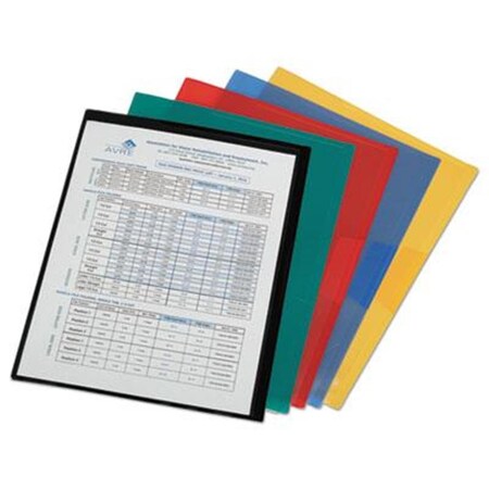 Made-To-Stick 752001 11.75 x 9.25 in. Poly Project File Jacket - Assorted Color 5 per Pack MA3205504