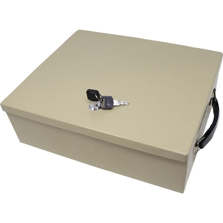 Nadex Coins Fire-Retardant Security Box with Keyed Lock NCS8-2010