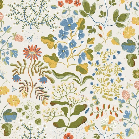 A-Street Prints Groh Green Floral Wallpaper 4143-22001