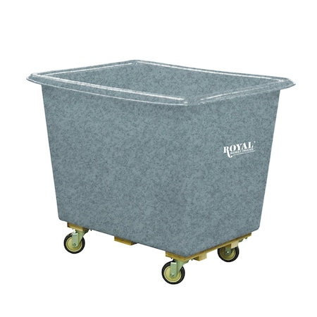 Royal Basket Trucks Cube Truck, Granite Gray, Polyurethane G14-GRG-PTA-4UNN