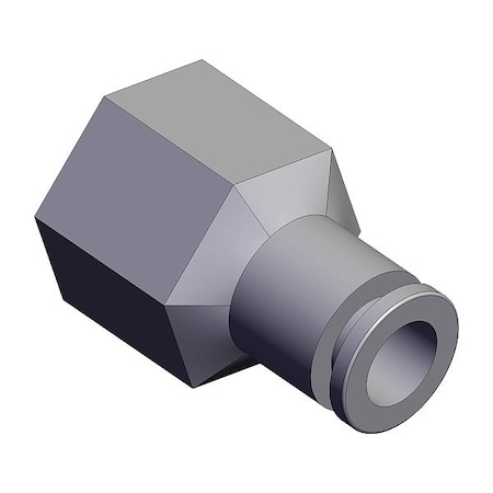 Smc Push-Fit Fitting, Straight KQG2F11-N04
