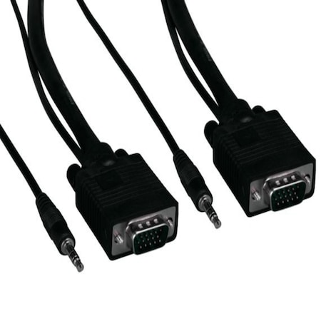 Sanoxy 50ft SVGA HD15 M/M Monitor Cable with Stereo Audio SNX-CBL-LDR-MO105-1150