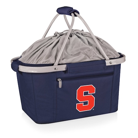 Picnic Time Family Of Brands NCAA Syracuse Orange Metro Shopping Basket - Insulated Picnic Basket 645-00-138-544-0