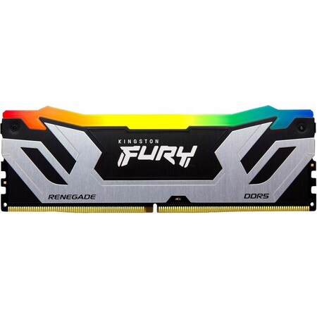 Kingston 24GB 8400MT/s DDR5 CL40 CUDIMM FURY Renegade RGB Silver XMP KF584CU40RSA-24