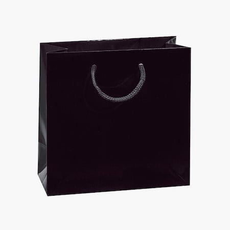Nashville Wraps Black Matte Gift Bags, Cub 8x4x10, 100PK MTCBBK