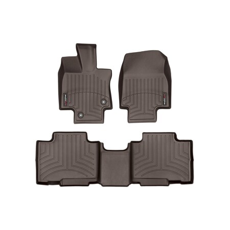 Weathertech Cocoa, Front and Rear Floorliners 471609-1-4