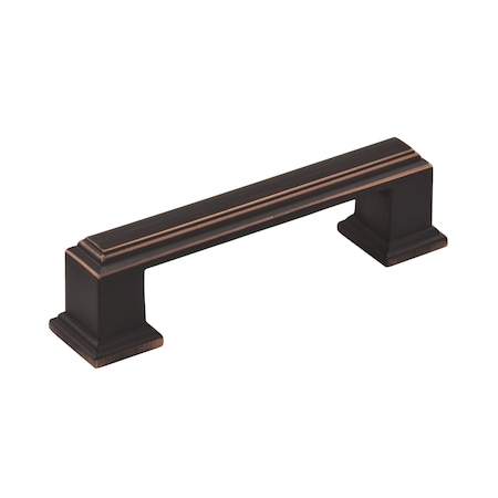 Amerock Appoint 3 in 76 mm Center-to-Center Oil Rubbed Bronze Cabinet Pull BP36764ORB
