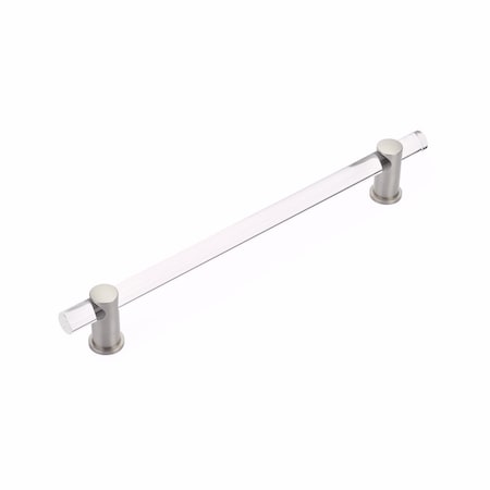 Schaub 12in Center to Center Lumiere Appliance Pull Satin Nickel Finish 402-15