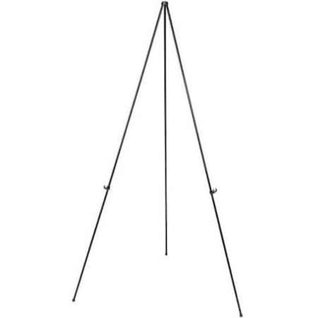 Bi-Silque GEC 8482; Aluminum Portable Easel Stand With Instant Collapsible Tripod, Black FLX04201MV