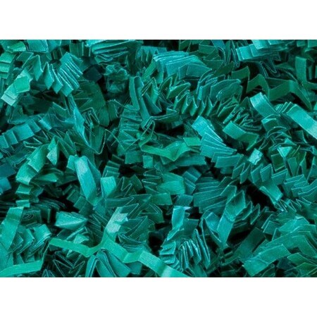 Nashville Wraps Teal Crinkle Cut Shredded Paper, 8 oz Bag ZF08TE