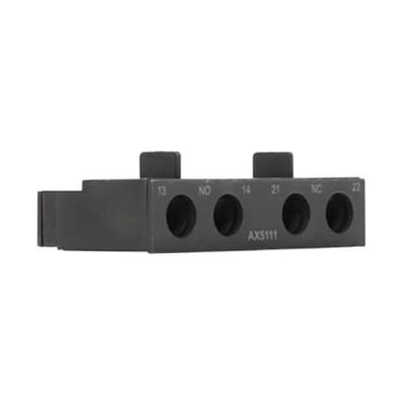 Noark Instantaneous auxiliary ON/OFF signalling contact block, 1600063 Ex9S32, left mount AX5211