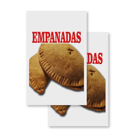 Signmission Empanadas, Vinyl Decals Only 24 Inch x 36 Inch, Vinyl Decal, 2PK DSB-2436-2PACK-Empanadas