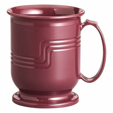 Cambro MDSM8487 8 oz Shoreline Collection Mug - Cranberry, Cranberry Red, Polypropylene