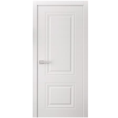 Sartodoors Interior Door 32 x 84 inches, BASIC 9772 White, Single Regular Panel Frame Handle, Bathroom Bedro BASIC9772ID-SKIN-3284