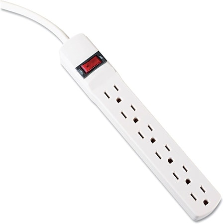 Innovera Power Strip, 6 Outlet(s) 15 ft., Ivory IVR73315