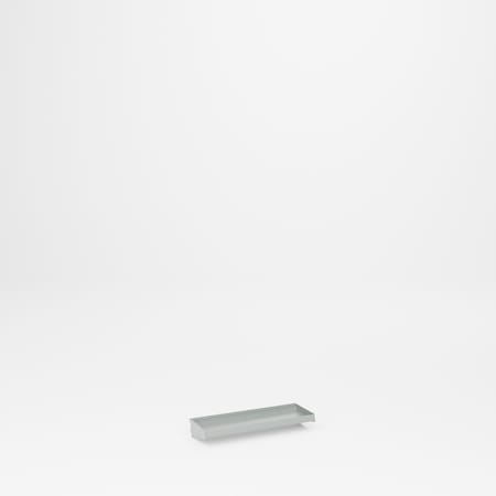 Pucel Sloped Versatile Shelf, 25 in W x 8 in D, Putty VSS-25-8