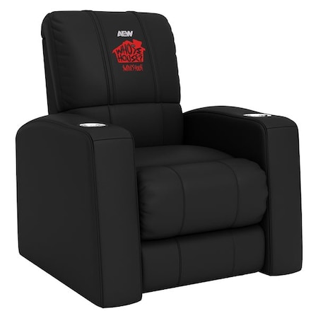 Dreamseat Relax Recliner with AEW Swerve Strickland Whose House Logo Synthetic Leather XZ53900CDHTBK-PSAEW0016
