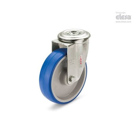 Elesa 448134 Castors stainless steel bracket Injected polyurethane coating plate bracket a 448134