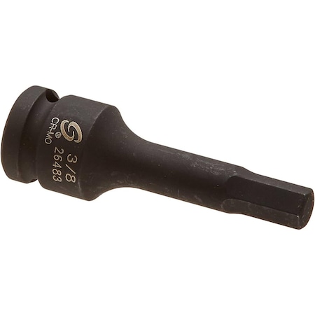 Sunex 1/2 in Drive 3/8 in Hex Impact Socket 26483