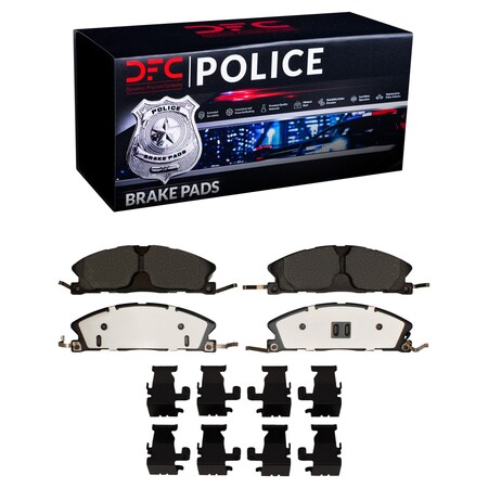 Dfc Police Pads, Disc Brake Pad Set,  1911-1611-12