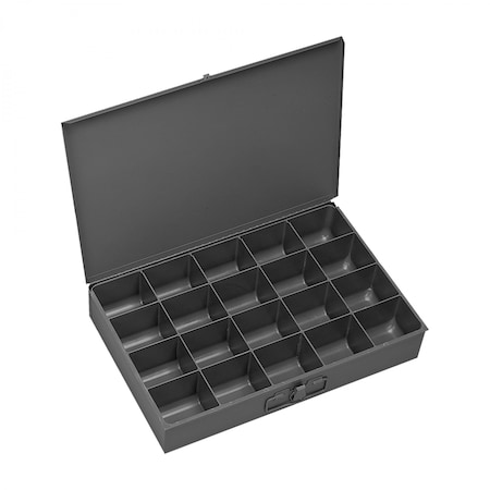 Durham Mfg Small Steel Compartment Box, 20 Opening 206-95-IND