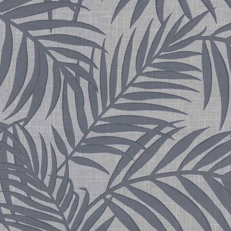 Warner Lanai Pewter Fronds Wallpaper 2945-1131