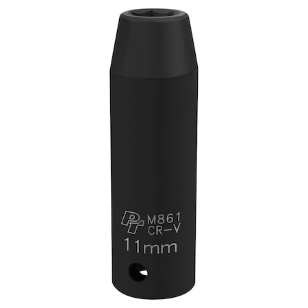 Performance Tool 1/2 In Dr. Deep Impact Socket 11Mm Socket Dp Imp 1, M861 M861