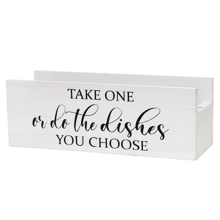 Homeroots 6" White Wood Desk Organizer 661203
