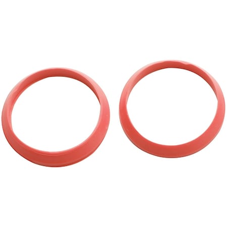 Do It Best 1-1/4'' Red Rubber Slip Joint Washer, 2PK DIB25516