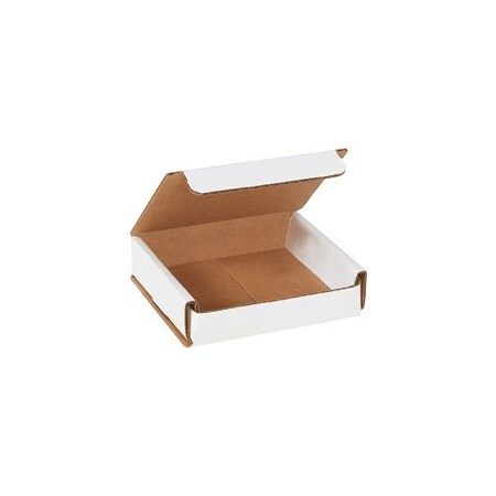 Bubblefast 50-4 x 4 x 1'' White Corrugated Mailers, 50PK BFM441