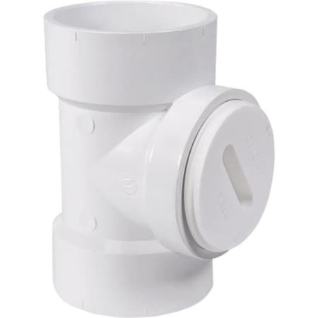 Charlotte Pipe And Foundry 2IN TEST TEE W/PLU PVC DWV PVC 00444X 0800HA
