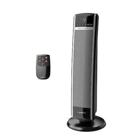 Lasko 29" 1500 W Digital Ceramic Tower Space Heater with Remote Control CT30754