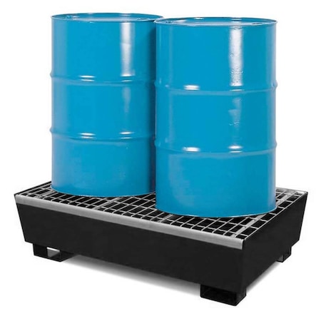 Enpac SteelPal Spill Pallet, 2, Drum, 54x34x14" 9002-BU
